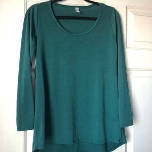 Emerald Green Longsleeve Top - Lularoe
